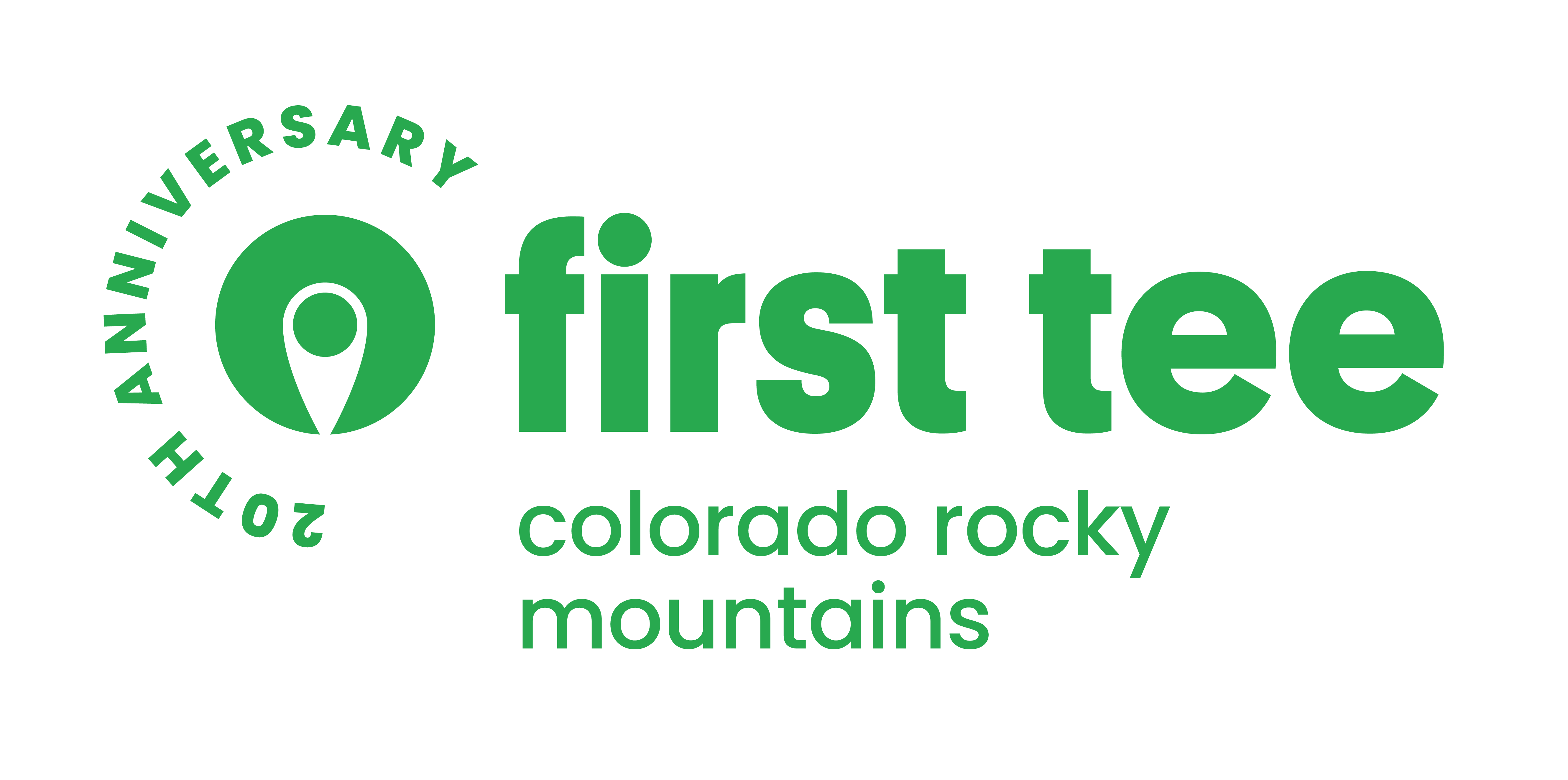 First Tee - Colorado Rocky Mountains 20th Anniversary Logo